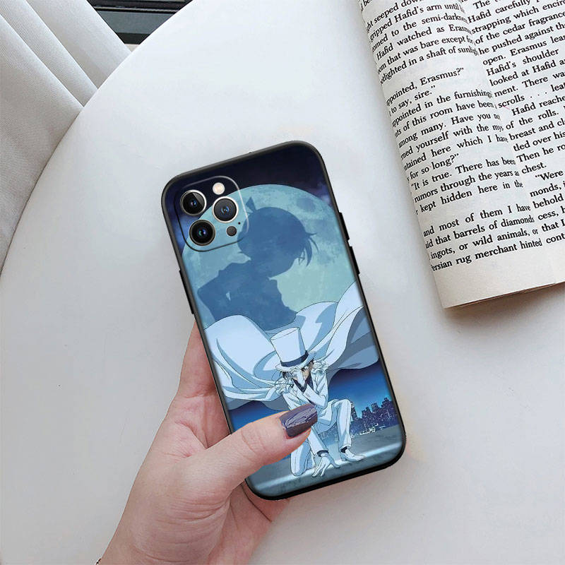 Чехол для телефона JO17 Detective Conan для iPhone 7 8 11 12 13 14 15 16 16E XS Pro Max XR X SE Samsung S20 S21 S22 S23 S24 FE Ultra Plus Lite S21S A55