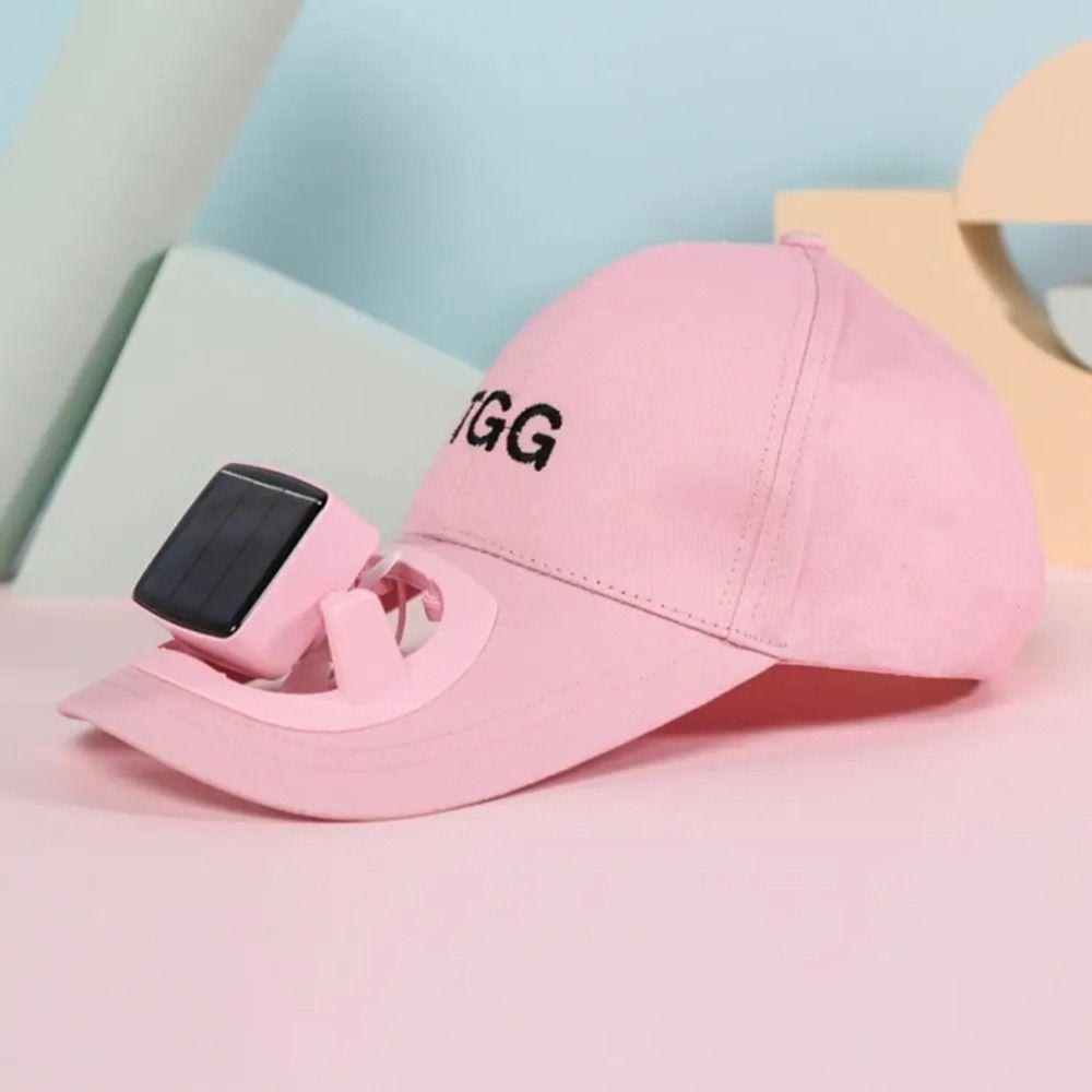 С Вентилятором Охлаждения Бейсболка Вентилятор Зарядка от Солнца Защита от Солнца Кепка Повседневная Шляпа от Солнца с Вентилятором На Открытом Воздухе