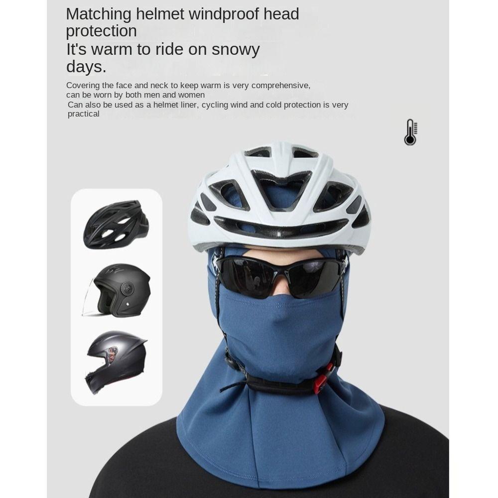 Cold-proof Hat Winter Warm Running Scarf Unisex Bike Full Face Cover Balaclava Cycling Cap  Skiing