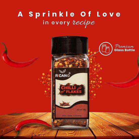 Рикано Орегано 20г, Хлопья чили 35г и Пери Пери 50г Комбо (Пакет из 3) | Смесь приправ | Натуральные ингредиенты | Острые хлопья чили