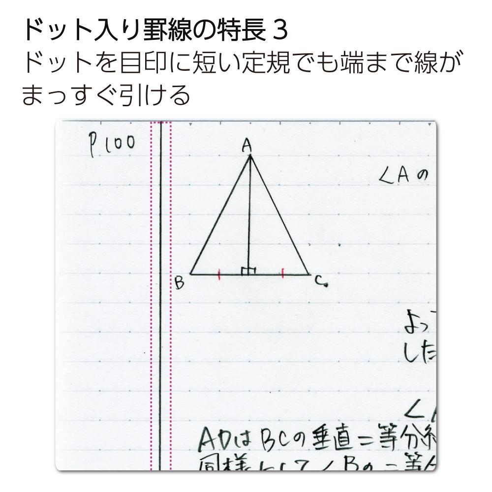 KOKUYO Note Campus Note Limited B5 Dot B Ruled 5 Color Pack Baked Color No-3CBTN-L35X5 B Ruled (6mm)