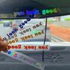Ты хорошо выглядишь Наклейка на зеркало заднего вида автомобиля Забавные наклейки на машину Декор интерьера Милые аксессуары Подарки для нее Позитивная наклейка на ноутбук
