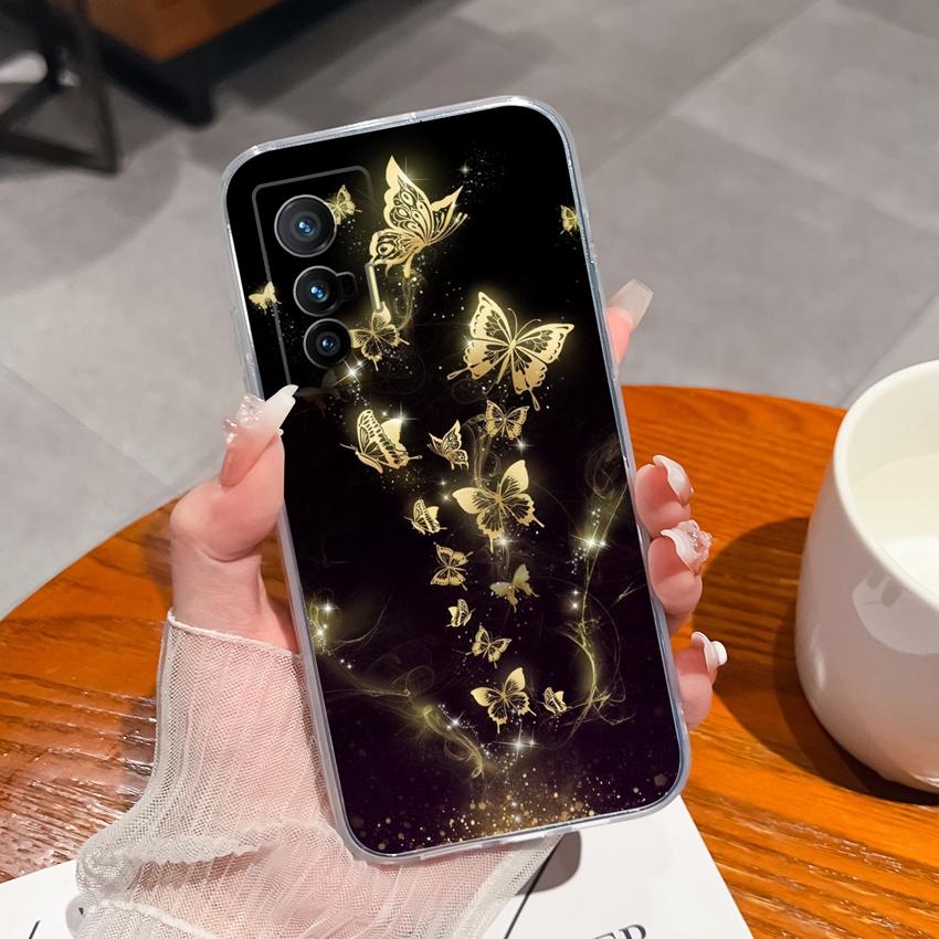 For Vivo X27 X200S X21 X60 X70 X80 Pro Plus Clear Phone Cover Delicious Fruit Pattern Soft Silicone High Quality Scratch Resistant Shell For Vivo Case