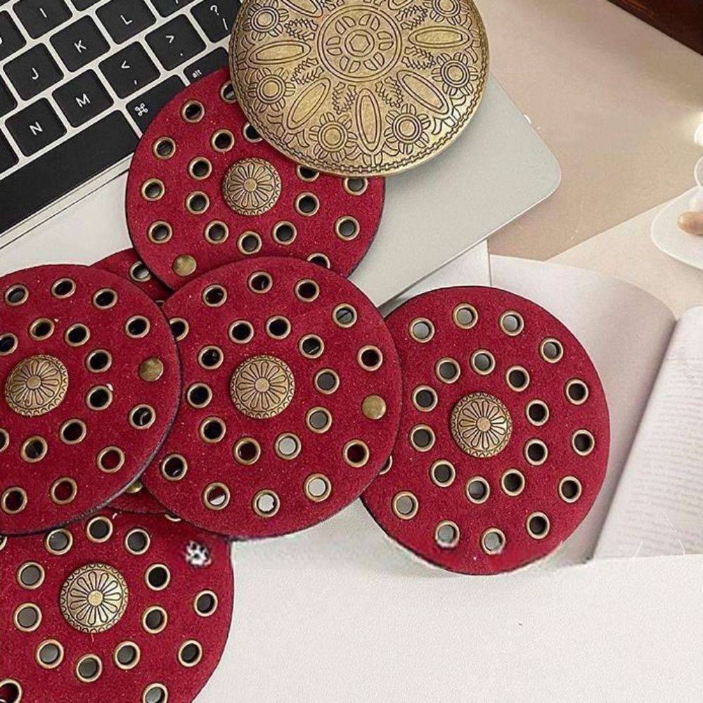 Metal Hollow Out Belts Y2K Cowboy Waistband Casual Metal Buckle Belts Women