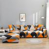 Printed Corner Sofa Covers for Living Room Elastic Spandex Couch Cover Stretch Slipcovers L Shape Sofa Need Buy 2pcs Sofa Cover