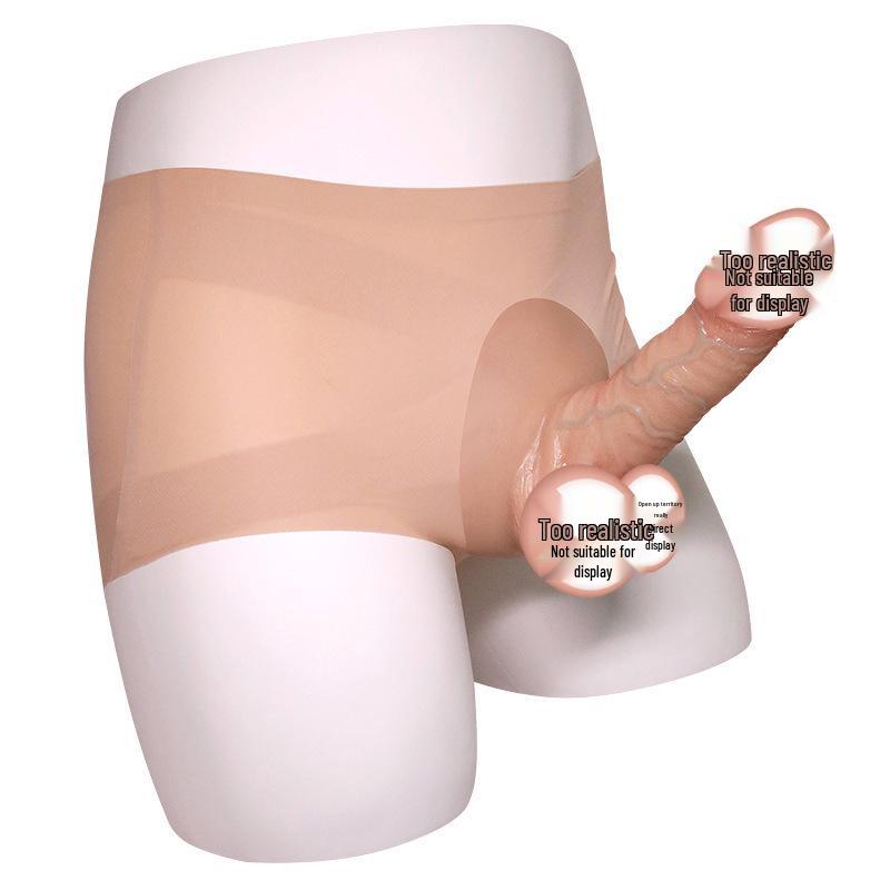 Силиконовый реалистичный фаллос, носимые трусики для лесбийских игрушек Lala