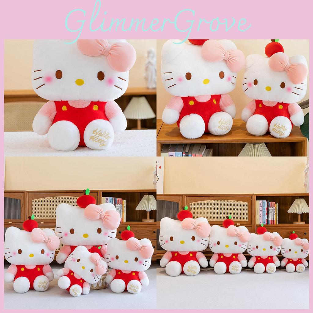 Cat Animal Kt Plushie With Short Pile Fur Sleep Pillow Kids Bedroom Decor