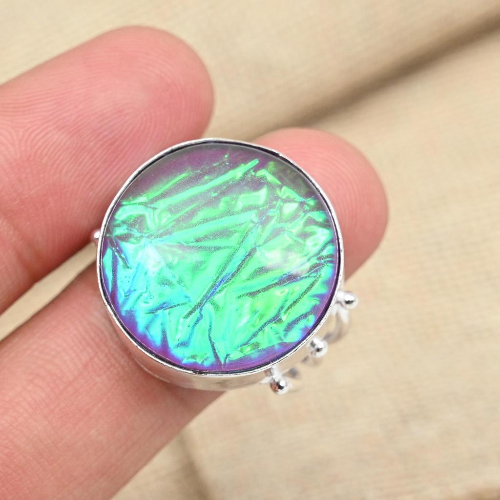 Синий тройной опал стерлингового серебра 925 пробы ювелирные изделия ручной работы свадебное подарочное кольцо