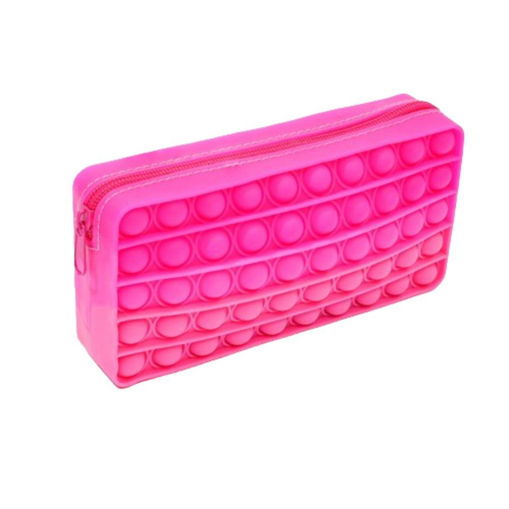 Large Capacity Silicone Pen Case Decompression Bubble Stationery Storage Bag Fidget Toys