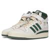 Adidas Forum 84 High Off White Team темно-зеленые унисекс кроссовки кремовый студенческий-зеленый кремово-белый GW4328