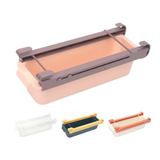 Коробка-органайзер для еды, компактная пластиковая прямоугольная полка для хранения овощей на холодильнике для дома