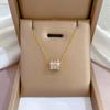 Fashion Retro Women's Necklace Temperament Micro Diamond Necklace Exquisite Collar Chain Accessories
