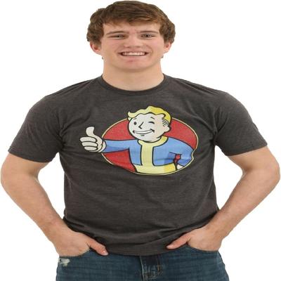 Мужская футболка Fallout Vault Boy L, Черная