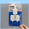 Hooks Abs Adhesive Stainless Steel No Drill Installation Kitchen Tools Hook