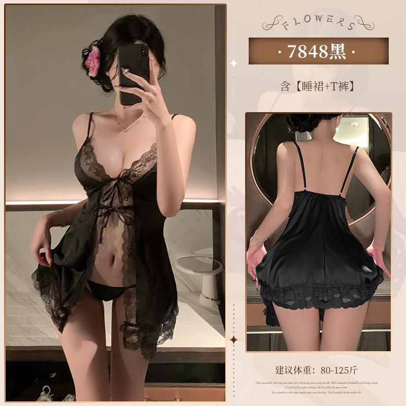 Бесстыдно провоцировать любовь, расстегнуть грудь перед шнуровкой, ночная сорочка, эротическое нижнее белье, сексуальная перспектива чистого желания