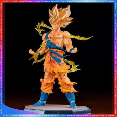 Аниме Dragon Ball Сон Гоку Супер Сайян Фигурка 17 см / 6,69 дюйма Гоку DBZ Фигурка Действия Модель Подарки Коллекционные Фигурки для Детей