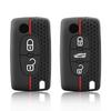 Силиконовый чехол для дистанционного ключа от машины Citroen C2 C3 C4 C5 C6 Xsara Berlingo Peugeot 207 307 308 407 607 807 защитный брелок
