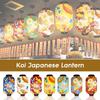 Japanese Lucky Koi Fish Lantern Waterproof Cloth Mid-Autumn Festival Decor Lanterns Cuisine Sushi Izakaya Advertising Sign