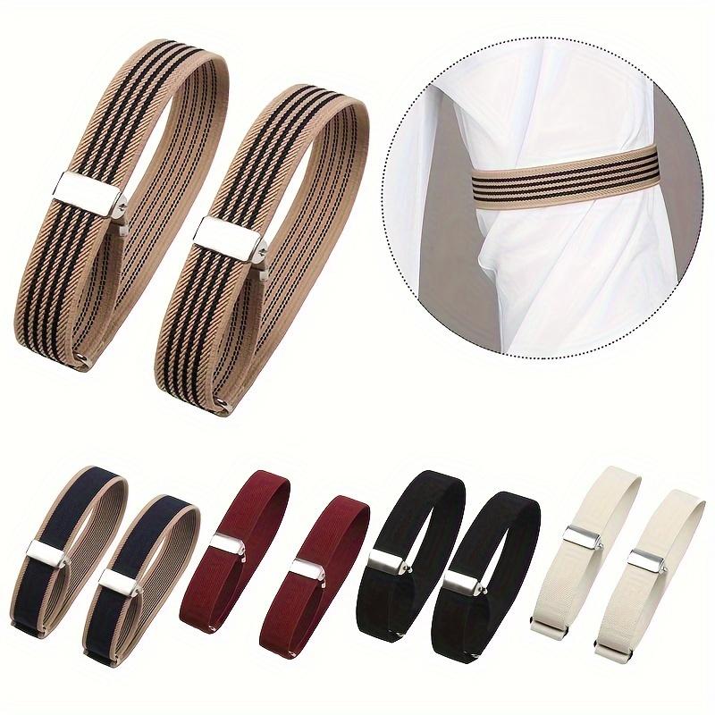 1pair Elastic Armband Shirt Sleeve Clip, Fashion Adjustable Armband, Party Wedding Clothing Accessories For Men And Women, Ideal Choice For Gifts