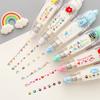 Creative Cute Decoration Correction Tapes Press Type Corrective Tape Student Korean Stationery Tape Child Toy