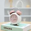 Student Mute Alarm Clock Night Light Metal Bell Creative Children's Home Desktop Bedroom Bedside Clock Desk Clock