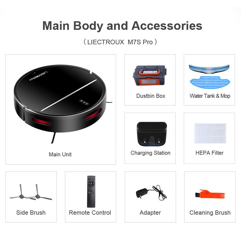 Робот-пылесос Liectroux M7S Pro