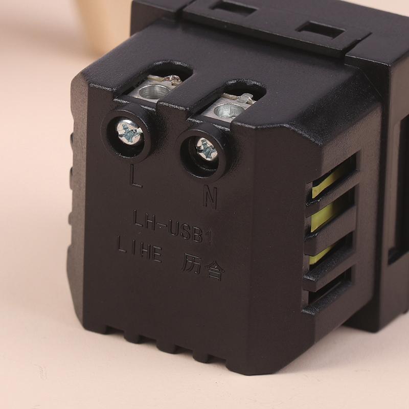 Разъем для панели питания USB Type-C, встроенная настольная розетка USB, розетка переменного тока, зарядный модуль, выход 5 В 2,1 А