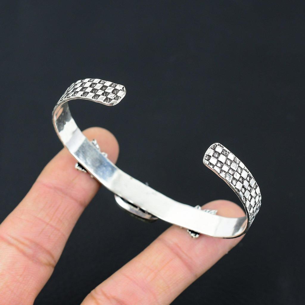 Подарок для женщин Браслет регулируемый Серебро 925 пробы Натуральное американское дихроичное стекло