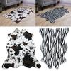 Creative Zebra Cow Pattern 3D Printed Carpets for Living Room Cute Animal Throw Rugs Anti-slip Floor Mats Room Doormat Area Rug