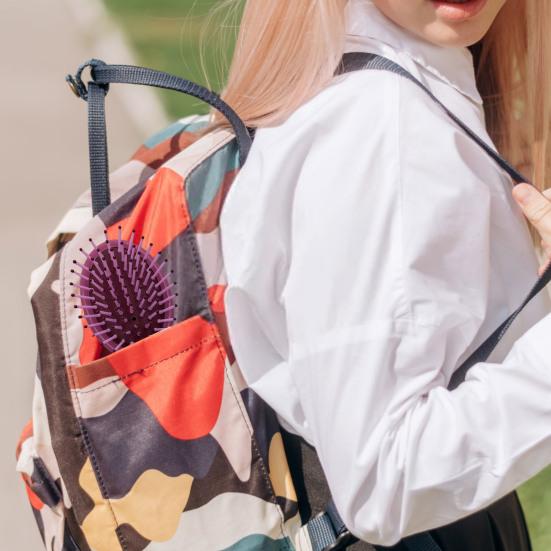 Hair Brush with Ergonomic Handle Ultra-Soft Bristle Minimize Pain Split Ends Breakage Massage Scalp Comb