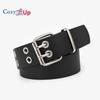 Punk Double Exhaust Eye Hollow Decorative Wide Belt Female