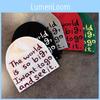 Acrylic Knit Alphabet Cap For Men Women Street Style Sun Shield And Thermal Wear