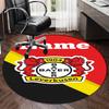 Custom Name Bayer Leverkusen Printed Round Rug Carpet Chair Rug Area Rug Entryway Doormats,for Office Chair Living Room Bedroom Kitchen Room.