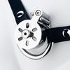 Wearable + Catheter Stainless Steel CB Lock Chastity Lock Cock Ring Penis Cage Sex Toy Chastity Belt BDSM