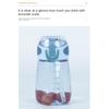 400ml Children Small With Scale Drinking Cup Transparent Water Bottle with Straw