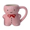 Gingerbread Man Ceramic Mug Christmas Gingerbread Coffee Mug 350ML Gingerbread Man Coffee Cups Christmas Ceramic Tea Mugs Gifts
