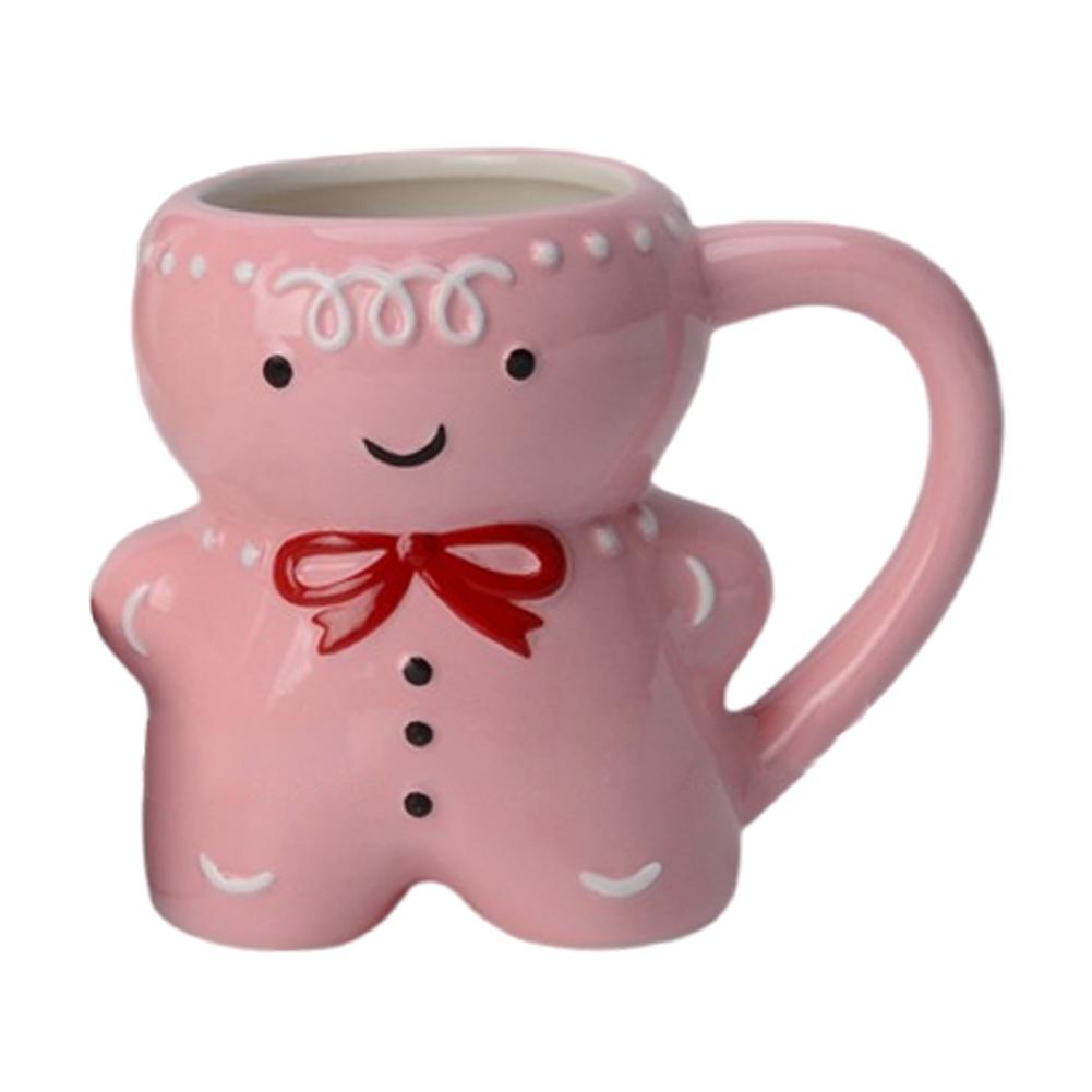 Gingerbread Man Ceramic Mug Christmas Gingerbread Coffee Mug 350ML Gingerbread Man Coffee Cups Christmas Ceramic Tea Mugs Gifts