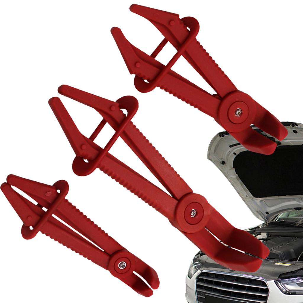 Гибкие хомуты для шлангов, набор плоскогубцев, шланги охлаждающей жидкости, красные хомуты для шлангов, набор плоскогубцев для пережима шлангов, набор плоскогубцев для пережима линии