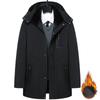 Winter Daddy Cotton-padded Coat for Men, Middle-aged and Elderly Thickened Velvet Cotton-padded Coat Grandpa Winter Coat Men's Cotton-padded Jacket
