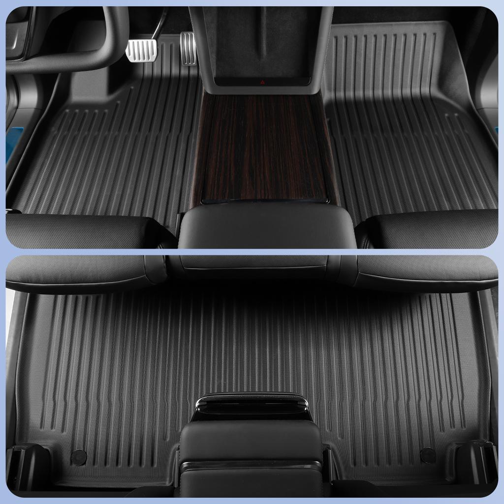 for Tesla Model X 2026-2026 Car Floor Mats TPE Waterproof Wear-resistant Foot Pads Car Accessories Front And Rear Trunk Mat