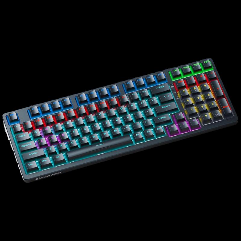 Lenovo GK10 Aurora Series 98-Key Wired Hot-Swappable Mechanical Keyboard