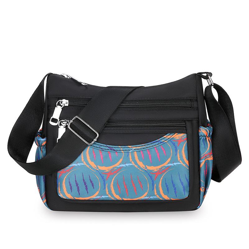 Модная новая сумка для мамы среднего возраста, большая вместимость, с принтом, многослойная наплечная сумка, легкая, повседневная, сумка-кроссбоди для леди-джокера