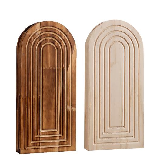 Деревянная настенная ваза Бохо Настенная подвесная кашпо Фермерский дом Настенный декор для прихожей, коридора, ванной комнаты, гостиной, столовой, узких пространств