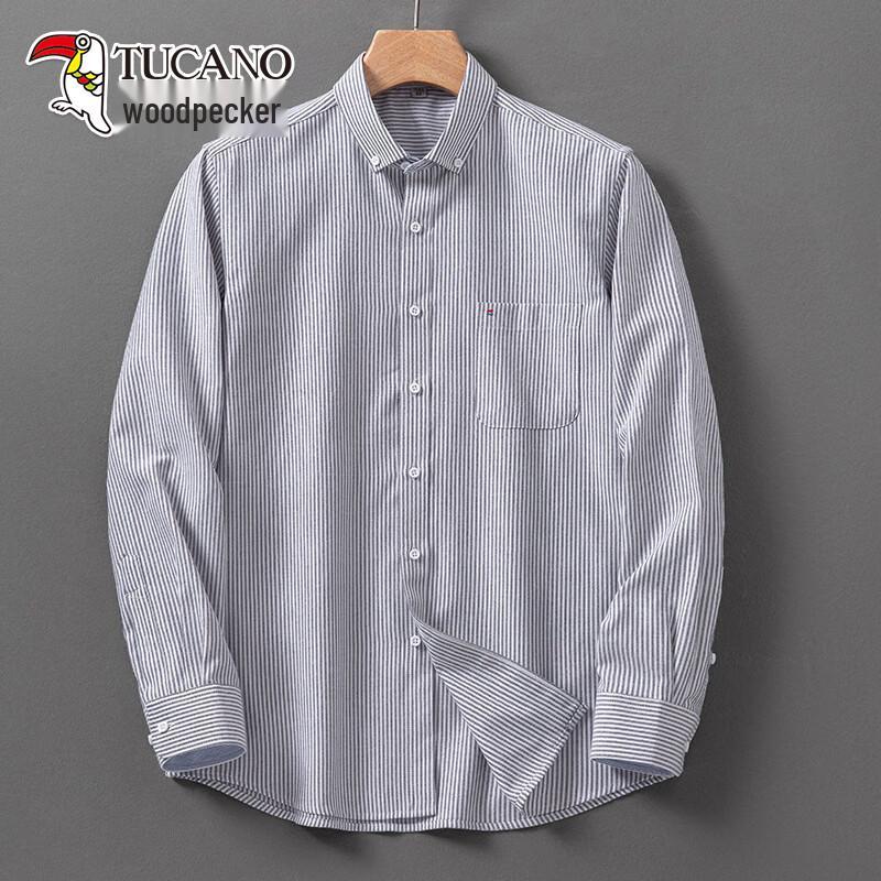Tucano Мужская рубашка с длинным рукавом в стиле business casual