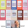 24pcs Press On Nails French Long and Short Square Almond Full Cover False Nail Fake Nails