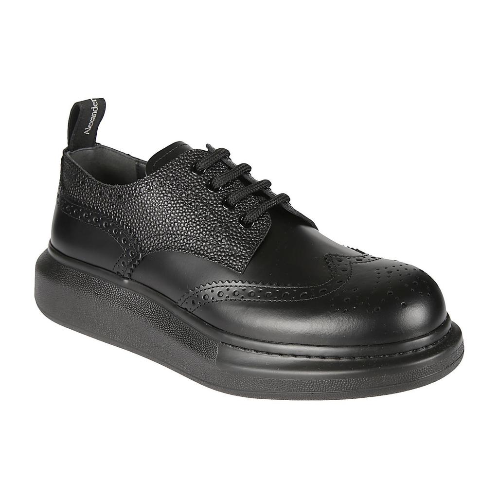 Alexander McQueen Brogue Detailed Lace Up Derby Shoes Men's 586200WHX531000
