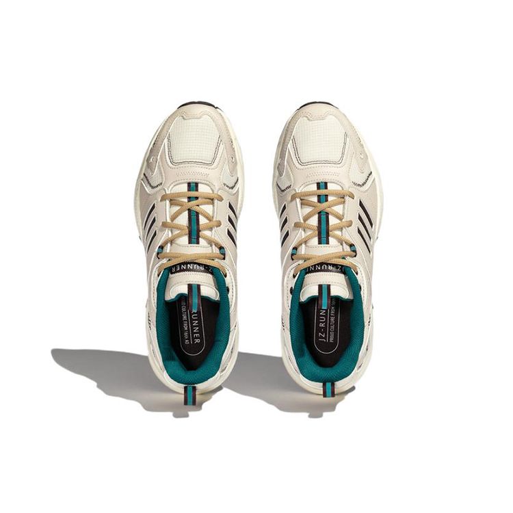 adidas Neo JZ Runner Mesh Удобные Нескользящие Прочные Низкие Кроссовки для Повседневной Носки Унисекс Светло-Серые GZ9608