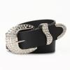 American Retro Rhinestone Women's Belt Jeans Skirt Accessories Fashionable Versatile Belt for Women