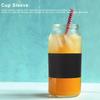 10pcs Heat Resistant Bottle Mug Protector Silicone Material Heat Resistant Sleeve  Cold Hot Drinks