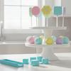 6PCS with Tray Cake Pop Mold Set Food Grade Plastic Cookies Cutter Cake Circle Maker  Bakery